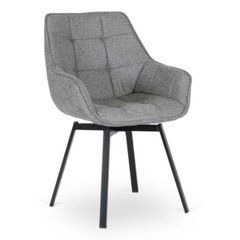 Стілець поворотний MEBEL ELITE LUNA 2 Сірий / тканина жива фотографія
