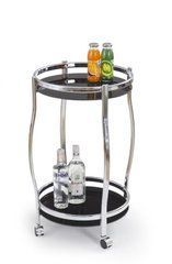 Барный столик BAR-8 Halmar Черный 42x42x71 реальная фотография