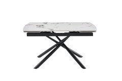 Стіл Обідній PHILIP CERAMIC Shks PP White Glossy Bjorn 140(200)х90 Білий Ефект Мармуру жива фотографія