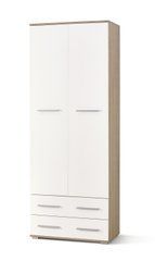 Витрина LIMA REG-2 Halmar 200 Белый / Дуб Сонома реальная фотография