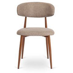 Стілець FLAVIO Mebel Elite Горіх / Бежевий жива фотографія