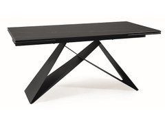 Стіл Обідній WESTIN CERAMIC Signal 160(240)X90 SAHARA NOIR / Чорний жива фотографія