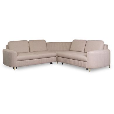 Кутовий диван MEBEL ELITE FLIN 250&nbsp;см Беж (правий)