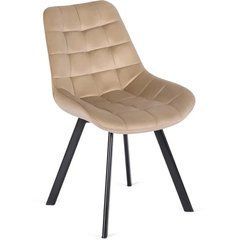 Стілець RICK Velvet Mebel Elite , Бежевий жива фотографія