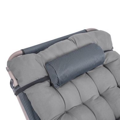 Шезлонг Garden Lodge SATURN&nbsp;Mebel Elite Grey жива фотографія