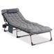 Шезлонг Garden Lodge SATURN&nbsp;Mebel Elite Grey