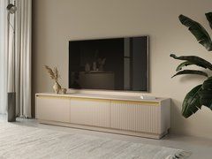 Тумба під ТВ Perfect Home Роял / Royal RTV180 3-дверна Бежевий жива фотографія