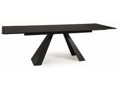 Стіл Розкладний SALVADORE 160(240)X90 Signal SAHARA NOIR / Чорний Мат жива фотографія