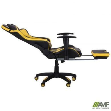 Компьютерное кресло VR Racer BattleBee AMF Черный Желтый реальная фотография