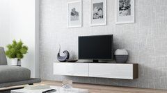ТВ Тумба VIGO RTV Cama 180 Латте Мат / Белый Глянец реальная фотография