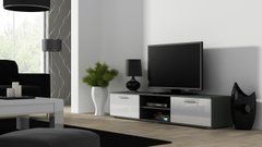ТВ Тумба SOHO RTV Cama 180 Сірий Мат / Білий Глянець жива фотографія