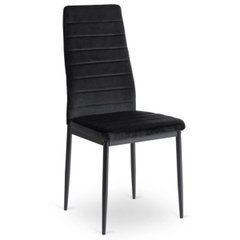 Стілець NARIS Mebel Elite Чорний велюр жива фотографія