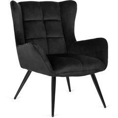 Кресло мягкое VINCENT Mebel Elite Velvet Черный