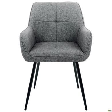 Крісло Ariel AMF чорний/тканина темно-сіра жива фотографія