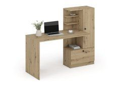 Письмовий стіл HALMAR HOBAS дуб артизан жива фотографія