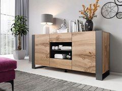 Комод WOOD Cama Дуб Вотан / Антрацит жива фотографія