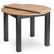 Стол раскладной MEBEL ELITE HARRY 102(142)х102 см дуб крафт/черный