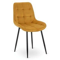 Кресло бархатное MEBEL ELITE CHRIS Горчичное реальная фотография