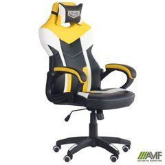 Компьютерное кресло VR Racer Dexter Jolt AMF Черный Желтый реальная фотография