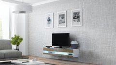 ТВ Тумба VIGO RTV Cama 140 New Белый Мат / Латте Глянец реальная фотография
