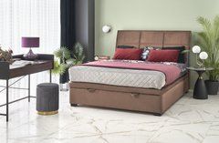 Кровать CONTINENTAL 2 VELVET Halmar 160x200 Бежевий реальная фотография
