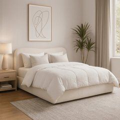 Ліжко з контейнером BRISTOL Mebel Elite 180x200 Cream жива фотографія