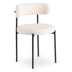 Стул TULSA Mebel Elite Крем букле/черный реальная фотография