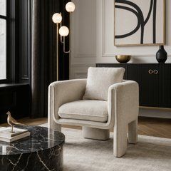 Крісло GALA Mebel Elite сіре жива фотографія
