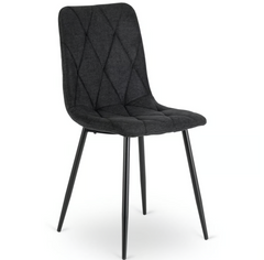Стілець ROBIN 2 Velvet Mebel Elite, Чорний жива фотографія
