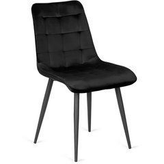 Стілець GOMEZ Velvet Mebel Elite , Чорний жива фотографія