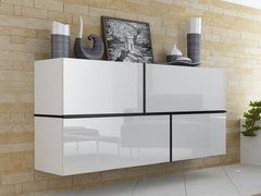 Комод GOYA Cama 170/40 Белый / Черный реальная фотография