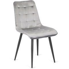 Стілець GOMEZ Velvet Mebel Elite , Сірий жива фотографія