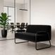 Дизайнерський диван HAVEN Mille 130х70х80 см Чорний