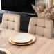 MEBEL ELITE Набор CLARK Стол 120-160 см Artisan Дуб/Черный и 4 стула PERU Бежевый