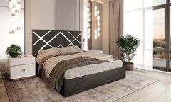 Кровать МЕДЖИК Prestol 160x200 Графит реальная фотография