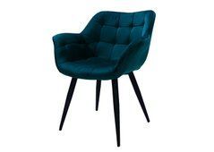 Крісло ELEGANTE Velvet Intarsio Бірюзовий жива фотографія