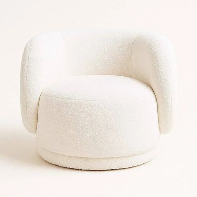 Дизайнерское кресло COZY Mille Букле Белый