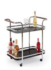 Барный столик BAR-7 Halmar Черный 69x42x74 реальная фотография