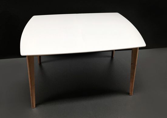 Стіл обідній EXEN Intarsio 120x80 Білий жива фотографія